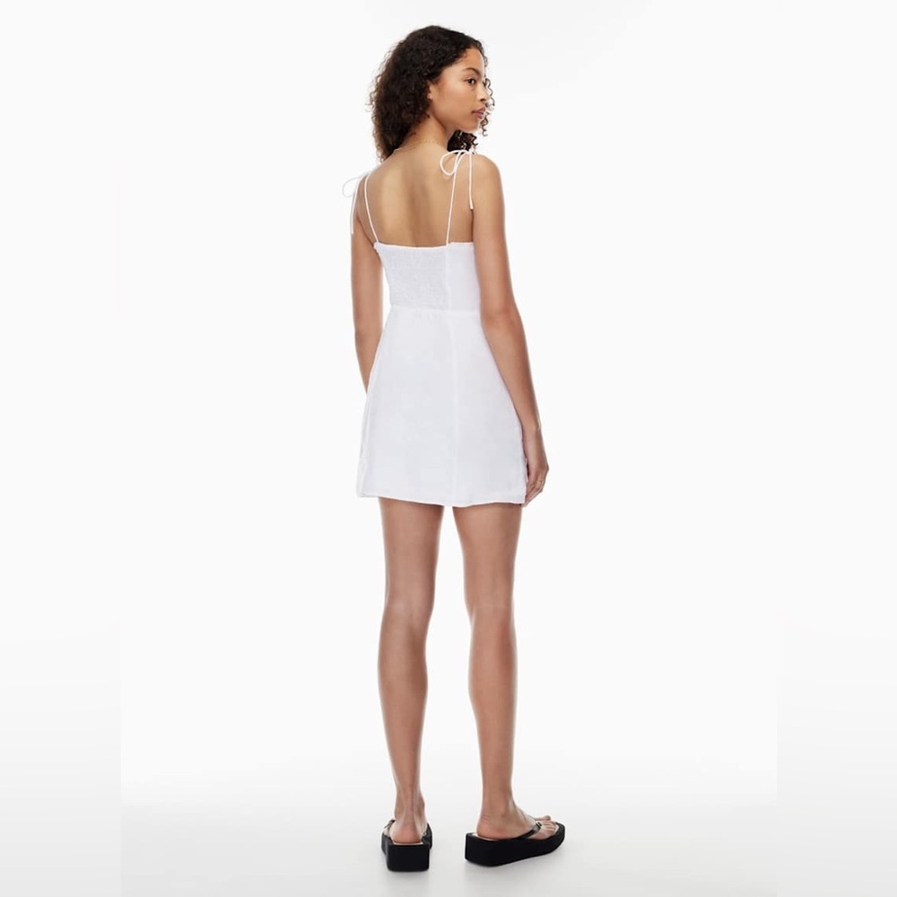 Wilfred Fable Linen Dress in matte pearl size 4 - Picture 2 of 11